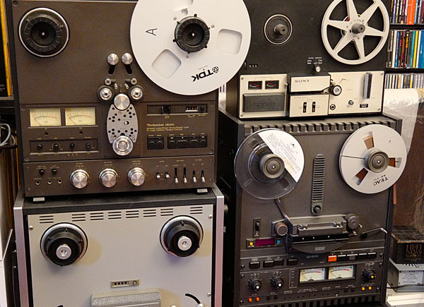 Vintage Reel To Reel Tape Recorder, Open Reel Audio Recorder