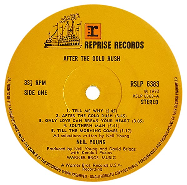 Tell Me Why Song, Neil Young, After The Gold Rush (50th Anniversary)