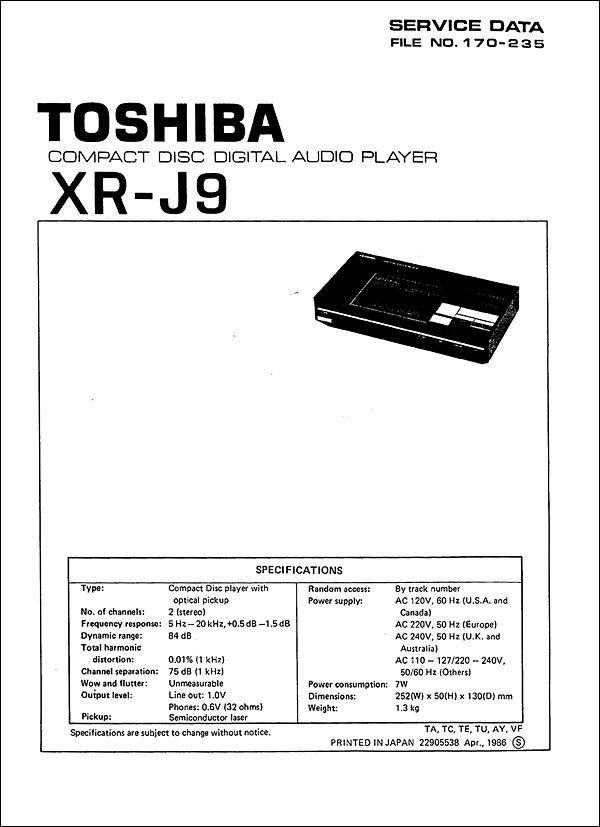 Toshiba XR-J9 service.pdf