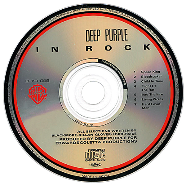 Deep Purple - In Rock - Gold - Audio Fidelity Collection - AFZ 051